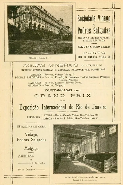 Sociedade Vidago e Pedras Salgadas — 1923